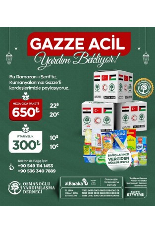 Gazze Gıda Kumanyası