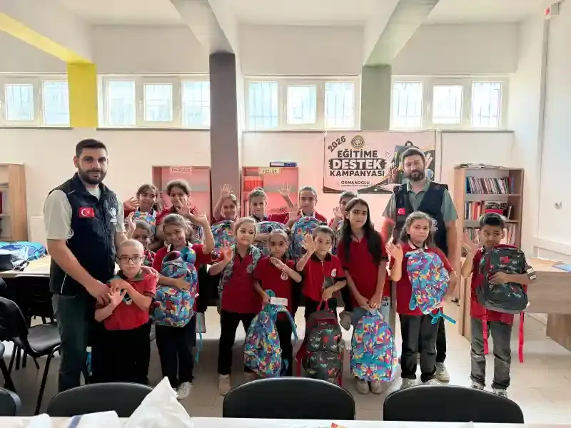 Osmanoğlu Yardımlaşma Derneği’nden 10 İlde Öğrencilere Eğitim Desteği