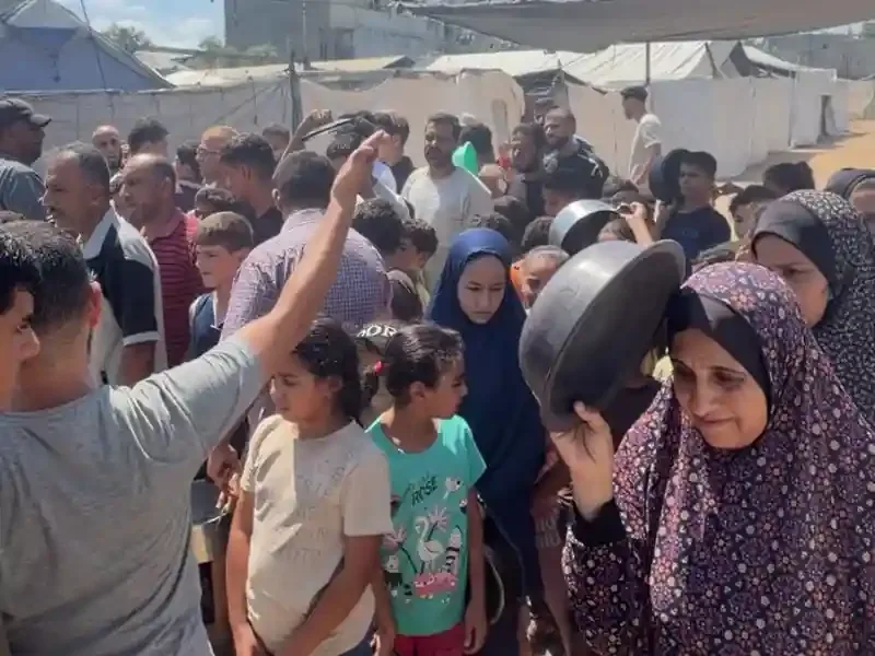 Saldırı sonrası onarılan Hamidiye Mutfağı'nda Gazze halkı i&ccedil;in sıcak yemek hazırlıkları