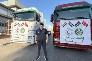 Osmanoğlu Yardımlaşma Derneği’nin Gazze Yardımları Dünya Basınında