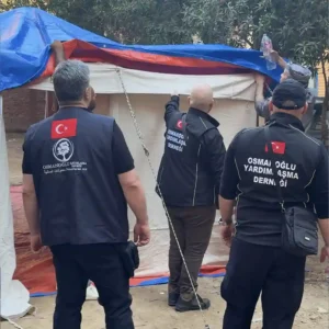 Gazze’deki Kardeşlerimiz İçin Acil Su Geçirmez Sahra Çadırı